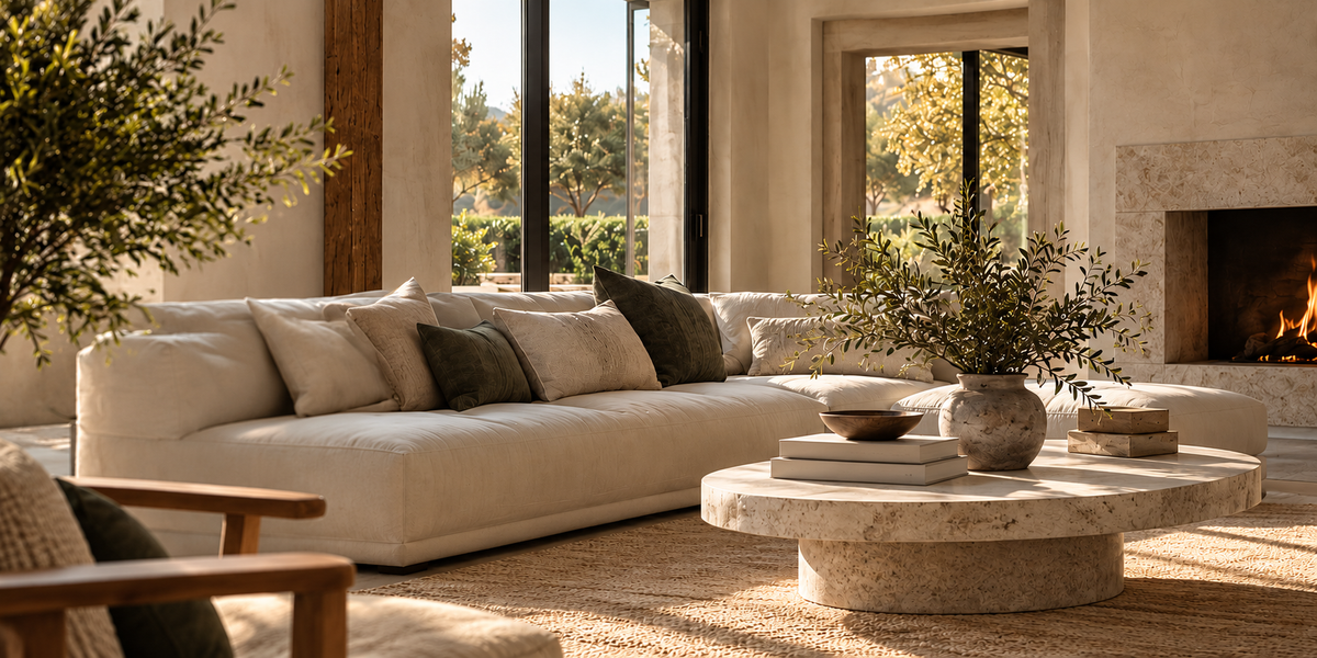 A warm, thoughtfully designed living room